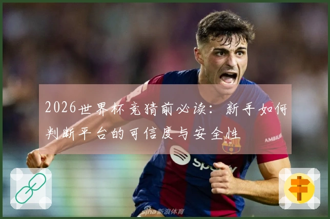 2026世界杯竞猜前必读：新手如何判断平台的可信度与安全性