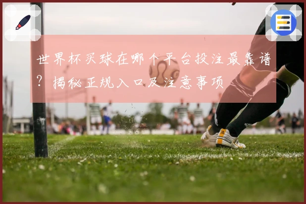 世界杯买球在哪个平台投注最靠谱？揭秘正规入口及注意事项